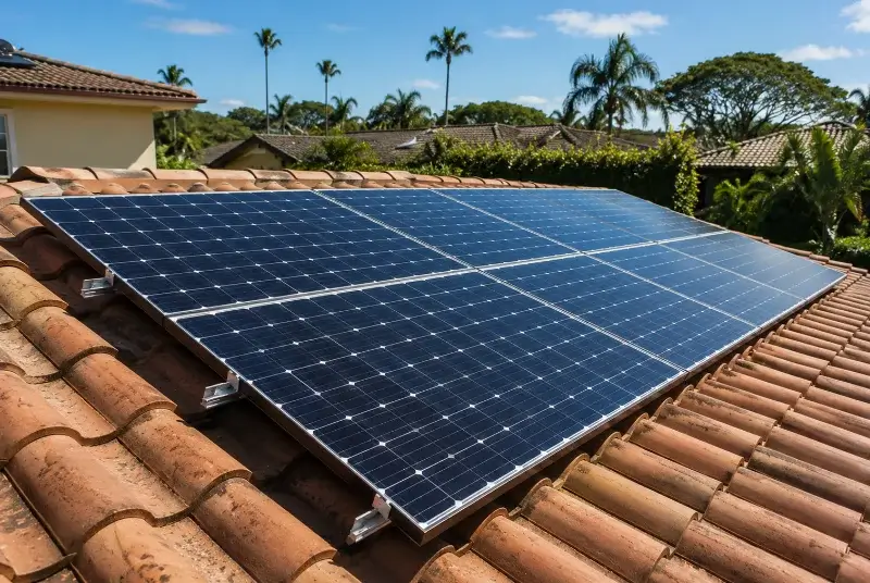 Installation de panneaux solaires à Aiguines