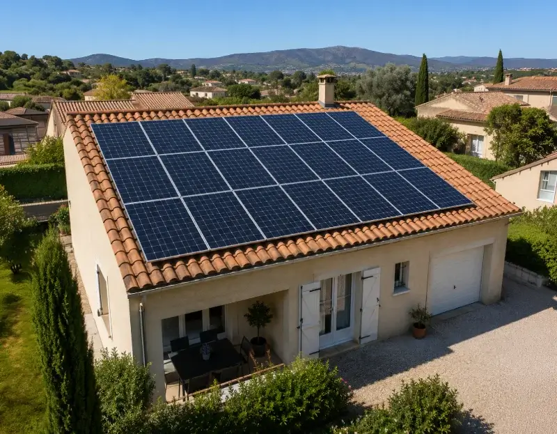 Prime à l'autoconsommation panneaux solaires Aiguines — aide financière de l'État